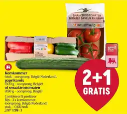 Delhaize Komkommer aanbieding