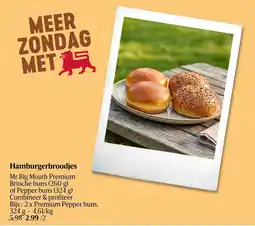 Delhaize Hamburgerbroodjes aanbieding