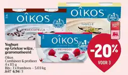 Delhaize Yoghurt op Griekse wijze, gearomatiseerd aanbieding