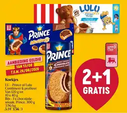 Delhaize koekjes lu prince of lulu aanbieding