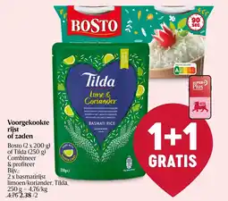 Delhaize Basto rijst of zaden aanbieding