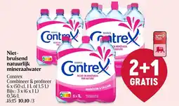 Delhaize Niet-bruisend natuurlijk mineraalwater Contrex aanbieding