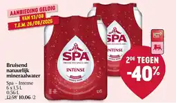 Delhaize Bruisend natuurlijk mineraalwater Spa - Intense aanbieding