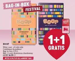 Delhaize Boop witte, rosé- of rode wijn aanbieding