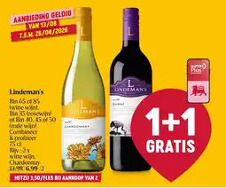 Delhaize Lindeman's wijn aanbieding