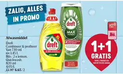 Delhaize Afwasmiddel Dreft aanbieding