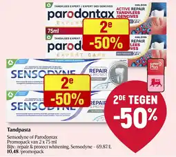 Delhaize Tandpasta aanbieding