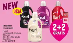 Delhaize Vloeibaar wasmiddel Fleuril aanbieding