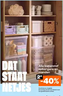 Kwantum Alle kunststof opbergers en manden aanbieding