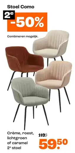 Kwantum Stoel Como aanbieding