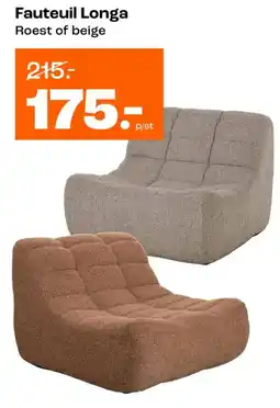 Kwantum Fauteuil Longa aanbieding