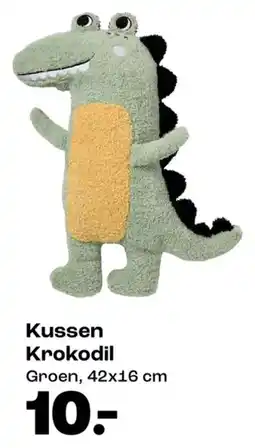 Kwantum Kussen Krokokodil aanbieding