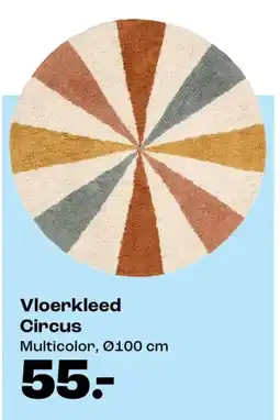 Kwantum Vloerkleed Circus aanbieding