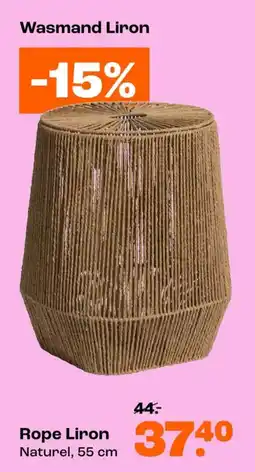 Kwantum Wasmand Liron aanbieding