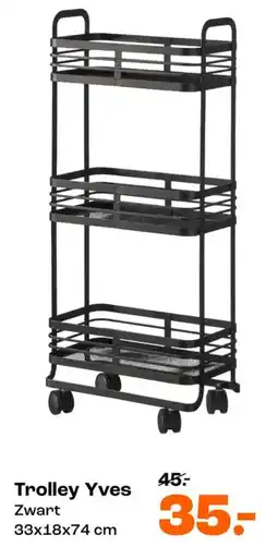 Kwantum Trolley Yves aanbieding