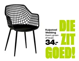 Kwantum Kuipstoel Webbing aanbieding