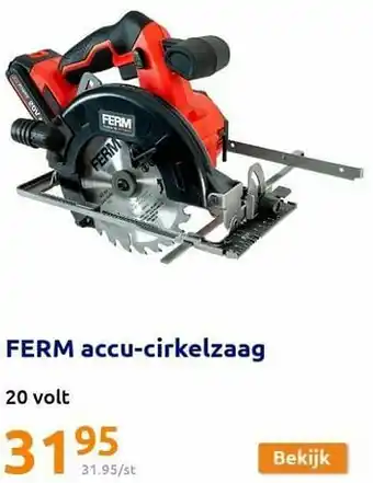 Ferm accu-cirkelzaag