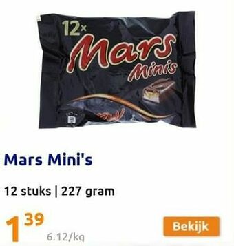 Action Mars mini`s aanbieding