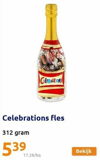 Action Celebrations fles aanbieding
