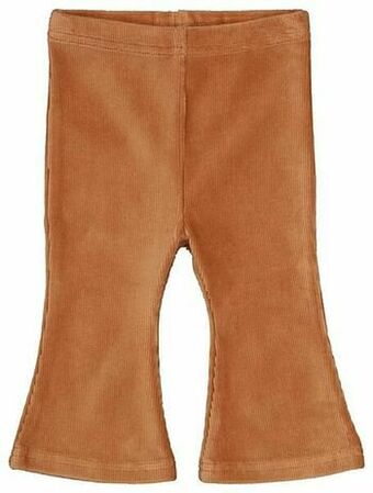 HEMA HEMA Baby Legging Flared Rib Bruin (bruin) aanbieding