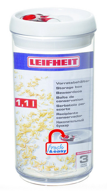 Makro Leifheit Fresh & Easy Voorraaddozen 1,1 l aanbieding