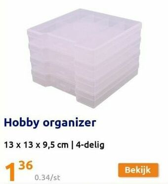 Action Hobby organizer aanbieding