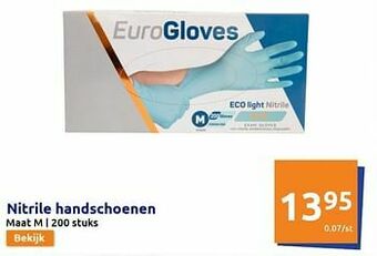 Action Nitrile handschoenen aanbieding
