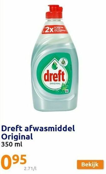 Action Dreft afwasmiddel original aanbieding