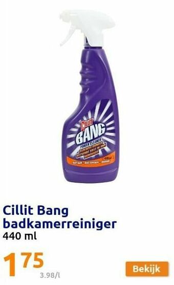 Action Cillit bang badkamerreiniger aanbieding
