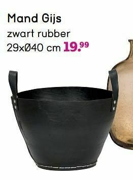Leen Bakker Mand gijs aanbieding