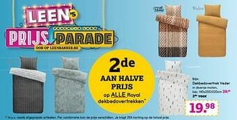 Leen Bakker Dekbedovertrek veder aanbieding
