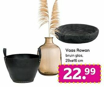 Leen Bakker Vaas rowan aanbieding
