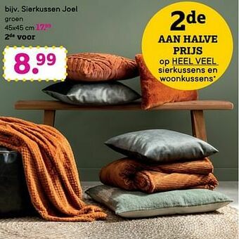 Leen Bakker Sierkussen joel aanbieding