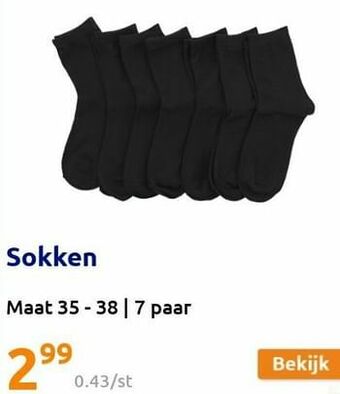 Action Sokken aanbieding