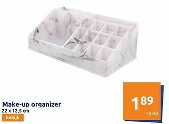 Action Make-up organizer aanbieding