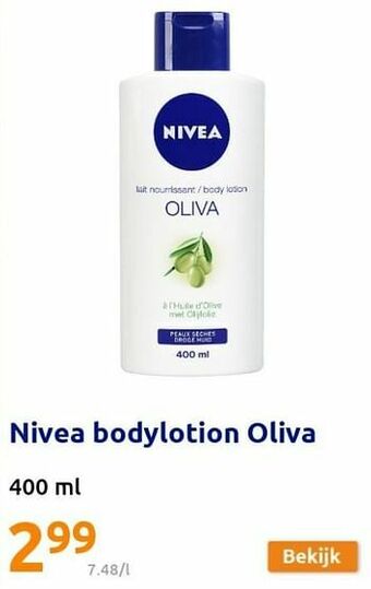 Action Nivea bodylotion oliva aanbieding