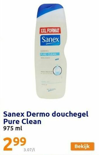 Action Sanex dermo douchegel pure clean aanbieding