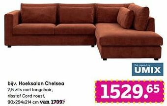 Leen Bakker Hoeksalon chelsea aanbieding