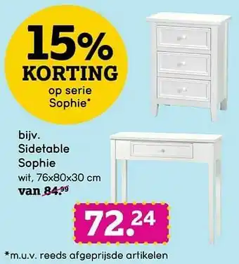 Leen Bakker Sidetable sophie aanbieding