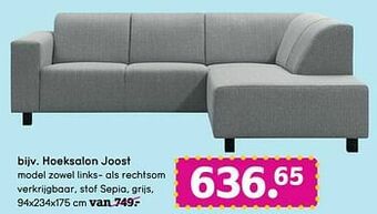 Leen Bakker Hoeksalon joost aanbieding