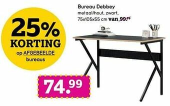 Leen Bakker Bureau debbey aanbieding
