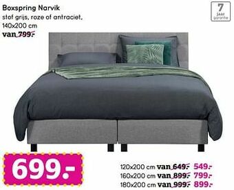 Leen Bakker Boxspring narvik aanbieding