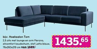 Leen Bakker Hoeksalon tom aanbieding