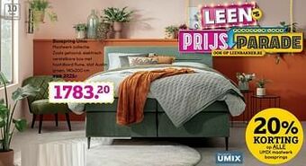 Leen Bakker Boxspring umix aanbieding