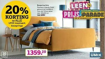 Leen Bakker Boxspring umix aanbieding