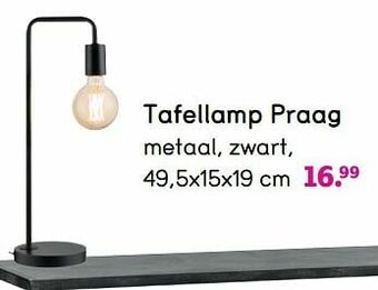 Leen Bakker Tafellamp praag aanbieding