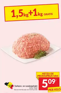 Intermarché Varkens- en rundergehakt aanbieding