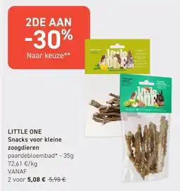 Tom&Co Little one snacks voor kleine zoogdieren aanbieding