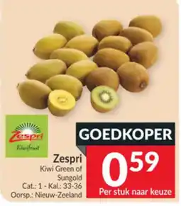 Intermarché Zespri Kiwi Green of Sungold aanbieding