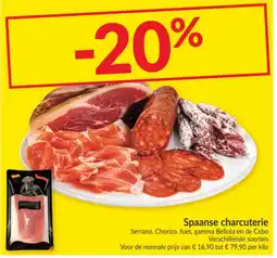 Intermarché Spaanse charcuterie aanbieding